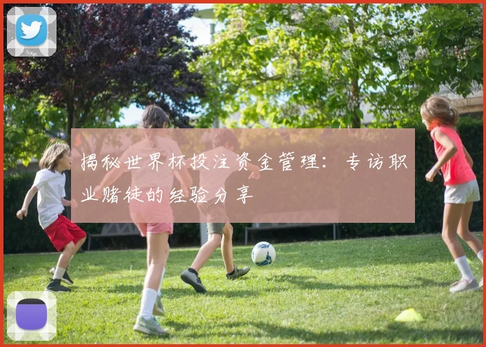 揭秘世界杯投注资金管理：专访职业赌徒的经验分享